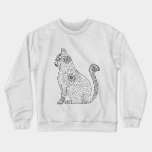 Mandala Cat Crewneck Sweatshirt